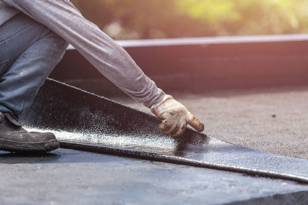 Professional Waterproofing technician working in Pickett, WI